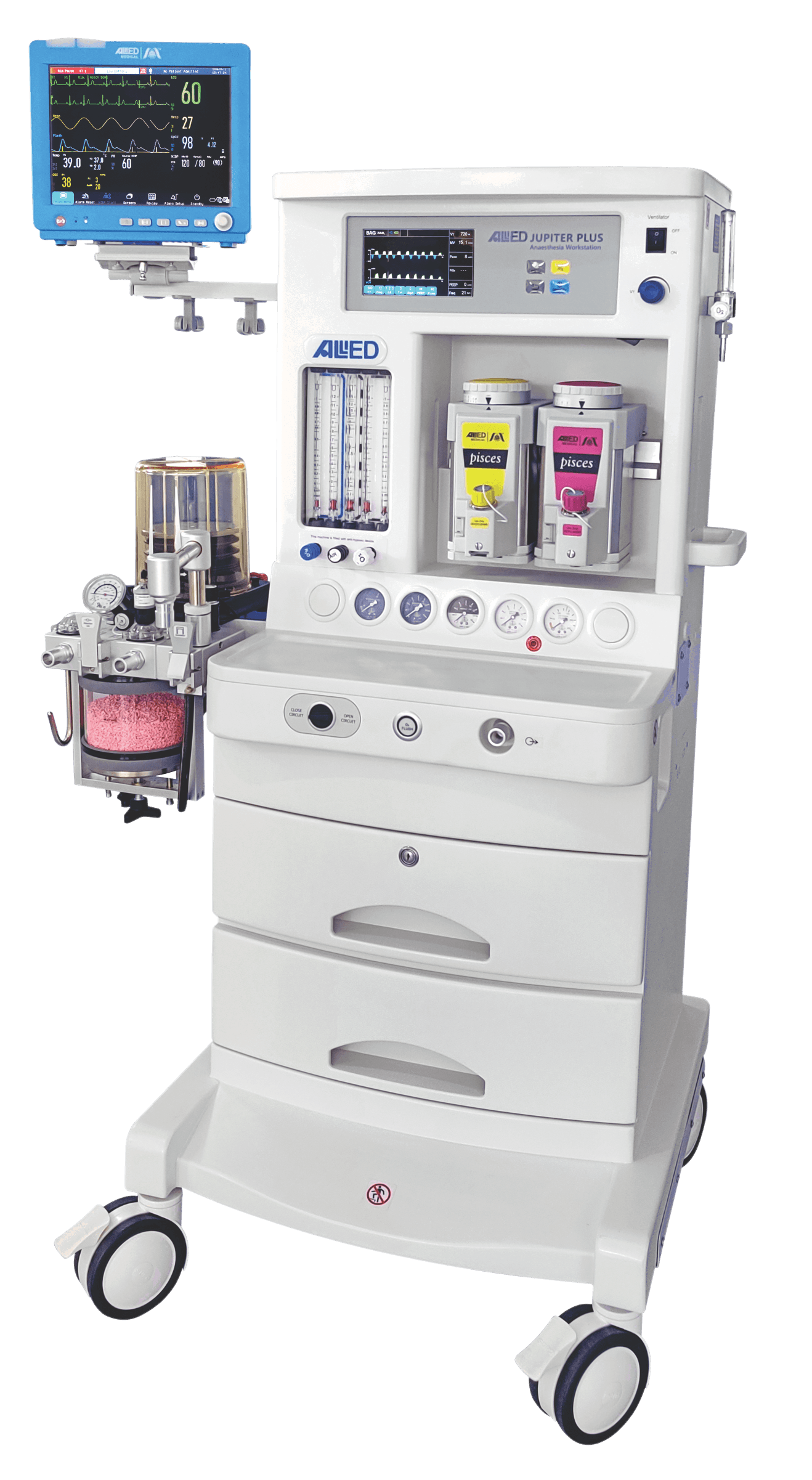 Allied JupiterPlus Anaesthesia Workstation First Generation